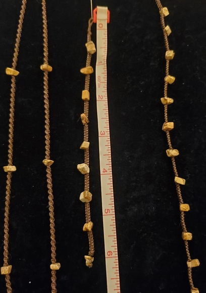 Handmade macrame jewelry set - Picture 6 of 7